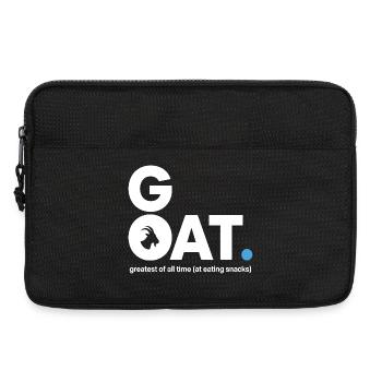 GOAT Snack Saying - Laptop bag 13" - black - Front