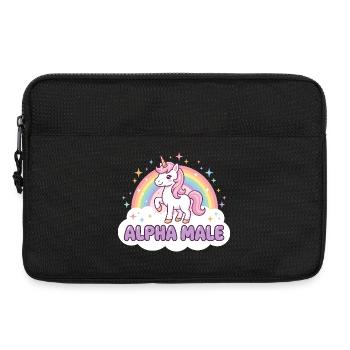 Chemise drôle de licorne pour les fans d’humour - Sacoche pour ordinateur portable 13 pouces - noir - Devant