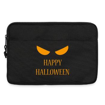 Halloween - Zombie - Horreur - Citrouille - Sacoche pour ordinateur portable 13 pouces - noir - Devant