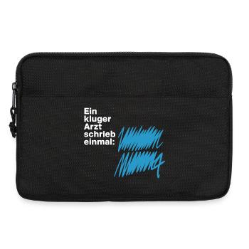 Ein Kluger Arzt Medizinstudent Praxis Ärzte Arzt - Laptoptasche 13" - Schwarz - Vorne