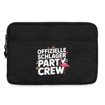Schlager Party Crew Mallorca Flamingo JGA Malle - Laptoptasche 13" - Schwarz - Vorne