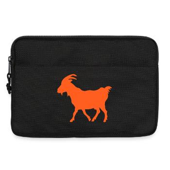Ziege orange GOAT - Laptoptasche 13" - Schwarz - Vorne