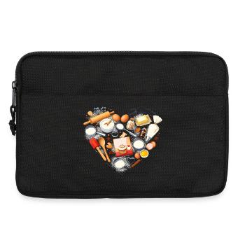Baking Heart Shape Baking Utensils Hobby Baker - Laptop bag 13" - black - Front