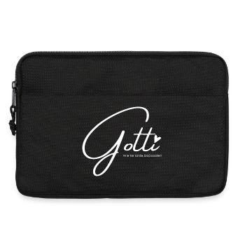 Für die coolste Gotti, Patentante, Gotte Geschenk - Laptoptasche 13" - Schwarz - Vorne