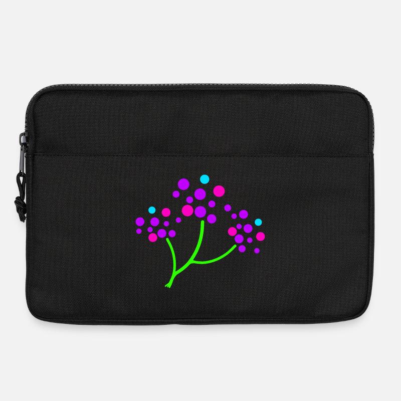 Neon Blossom Branch - Laptoptasche 13" - Schwarz