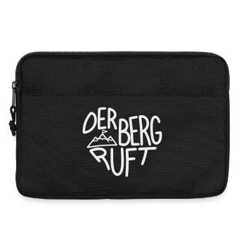 Der Berg ruft Alpenabenteuer, Designfarbe variabel - Laptoptasche 13" - Schwarz - Vorne