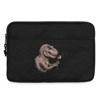  Vintage T-Rex Blowing Dandelion Dinosaur Nature - Laptoptasche 13" - Schwarz - Vorne