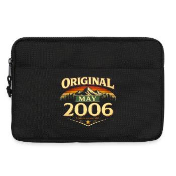20th Birthday Gift Original May 2006 - Laptop bag 13" - black - Front