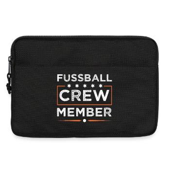 Fussball Crew - Laptoptasche 13" - Schwarz - Vorne