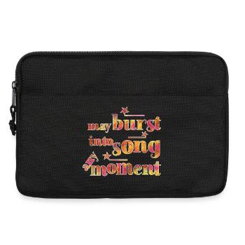 May burst into song any moment - Laptoptasche 13" - Schwarz - Vorne