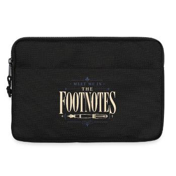 Poetcore Poet Poesie Dark Academia Geschenk - Laptoptasche 13" - Schwarz - Vorne