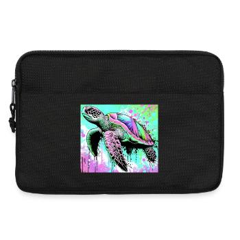 turtle - Laptop bag 13" - black - Front
