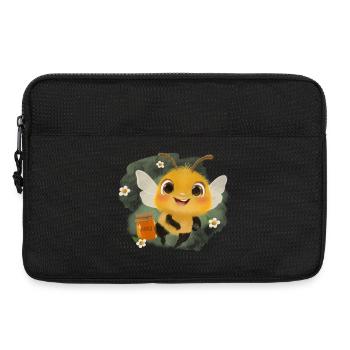 Bee Happy - Sacoche pour ordinateur portable 13 pouces - noir - Devant