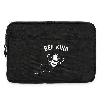 BeKind Biene Motiv - Laptoptasche 13" - Schwarz - Vorne
