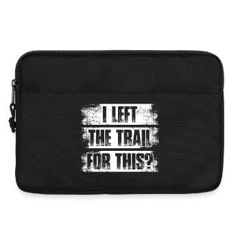 I left the trail for this? Mountain Bike Downhill - Laptop bag 13" - black - Front