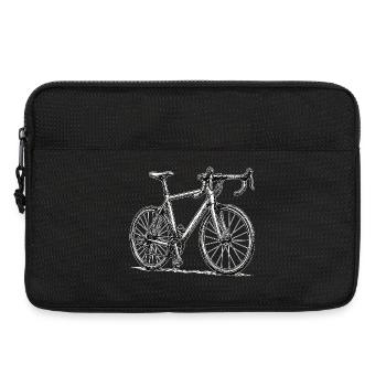 Clean, minimalist road bike. Let ́s Ride - Laptop bag 13" - black - Front