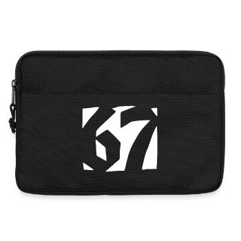 67 Minimal Streetwear Trend Design - Laptop bag 13" - black - Front