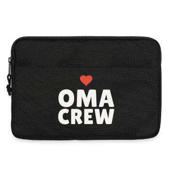 Grandma Crew Grandmother Heart Gift Mother's Day Team - Laptop bag 13" - black - Front
