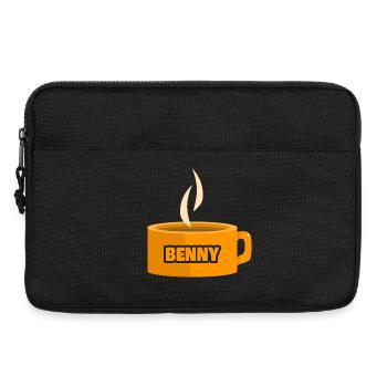 Geschenk für Benny - Laptoptasche 13" - Schwarz - Vorne