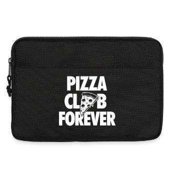 Pizza Club Forever für Pizzafans - Laptoptasche 13" - Schwarz - Vorne