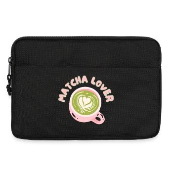 Matcha Lover Cup Heart Latte - Sacoche pour ordinateur portable 13 pouces - noir - Devant