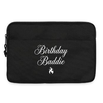 Geburtstags Baddie - Laptoptasche 13" - Schwarz - Vorne