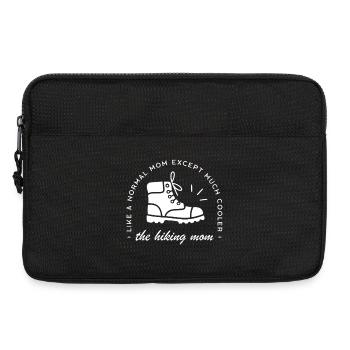 Maman randonneuse mère randonneuse - Sacoche pour ordinateur portable 13 pouces - noir - Devant