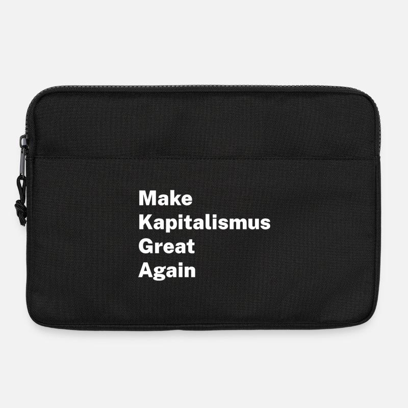 Make Kapitalism Great Again - Laptoptasche 13" - Schwarz