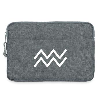 Aquarius Design - Laptop bag 13" - heather grey - Front