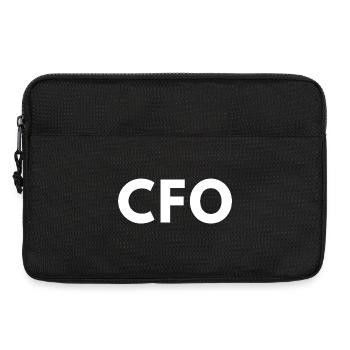 CFO Chief Financial Officer Finance Executive - Laptop bag 13" - black - Front