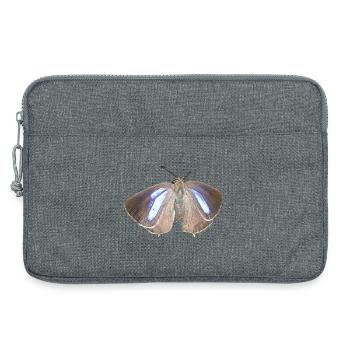 Purple hairstreak - Laptop bag 13" - heather grey - Front