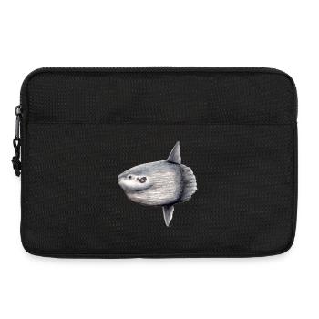 Arlequin - océan arlequin - Mola mola Poisson Lune - Sacoche pour ordinateur portable 13 pouces - noir - Devant