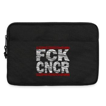 FCK Cancer – Fort contre le cancer - Sacoche pour ordinateur portable 13 pouces - noir - Devant