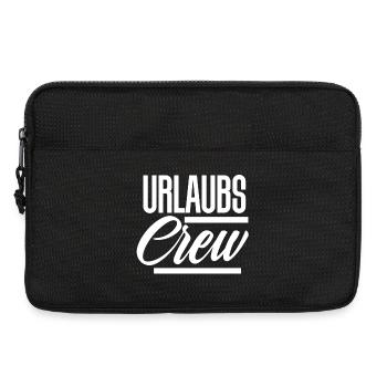 Urlaubs Crew - Laptoptasche 13" - Schwarz - Vorne