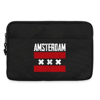 Amsterdam Bold Street Vibe - Laptop bag 13" - black - Front