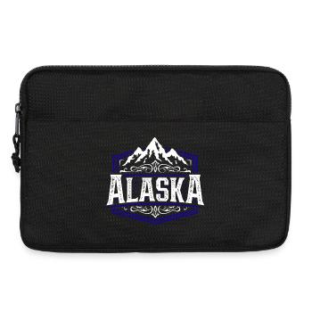 Alaska | Alaska Typografie - Laptoptasche 13" - Schwarz - Vorne