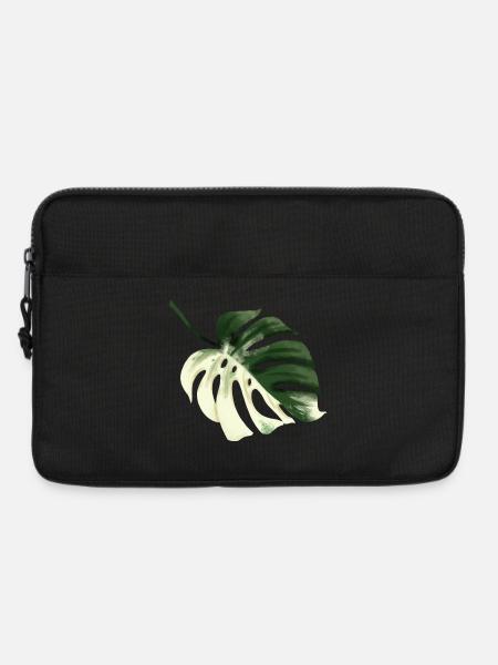 Monstera Premium Design - Laptoptasche 13" - Schwarz