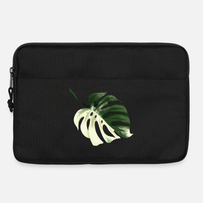 Monstera Premium Design - Laptoptasche 13" - Schwarz