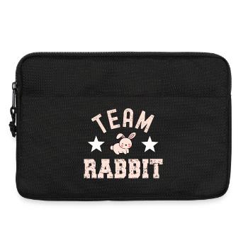 Rabbit Rabbit - Laptop bag 13" - black - Front