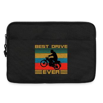 Zweitakter Retro - Laptoptasche 13" - Schwarz - Vorne