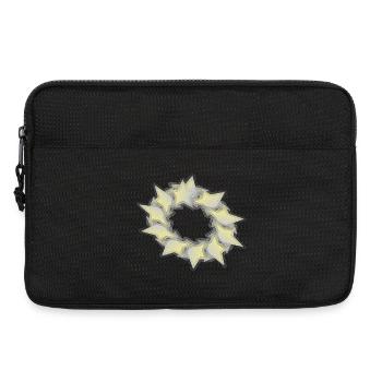 Pattern Star Circle effect - Laptop bag 13" - black - Front