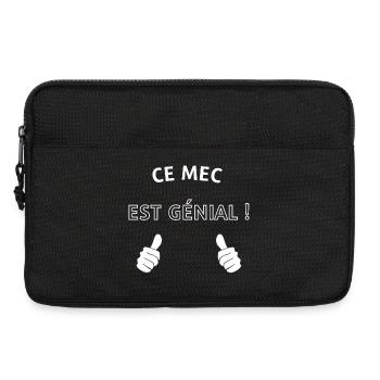 Ce mec est génial - Sacoche pour ordinateur portable 13 pouces - noir - Devant