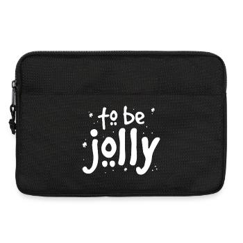 Fröhlicher Urlaub sein - Laptoptasche 13" - Schwarz - Vorne