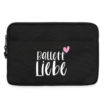 Ballett Liebe Ballerina Balletttänzerin Geschenk - Laptoptasche 13" - Schwarz - Vorne