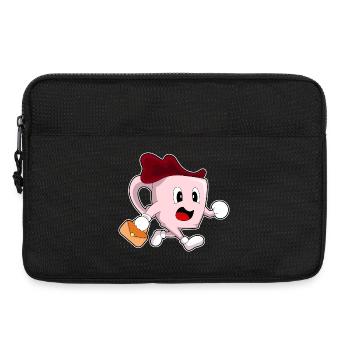 Tasse Kaffee - Laptoptasche 13" - Schwarz - Vorne
