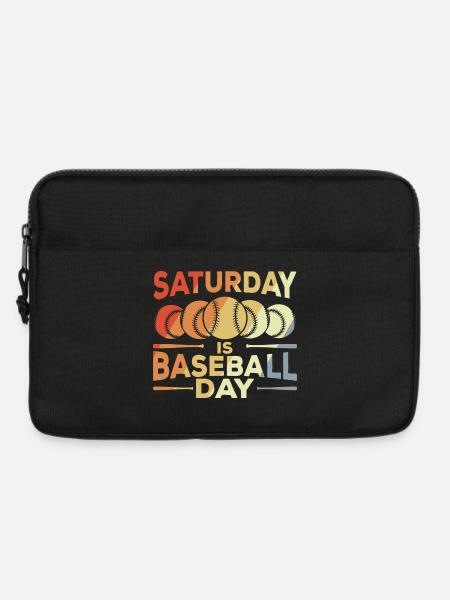 Lustiger Baseballer Spruch - Laptoptasche 13" - Schwarz