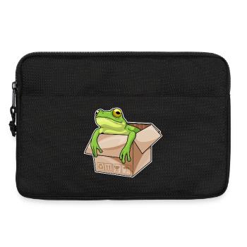 Frosch Karton - Laptoptasche 13" - Schwarz - Vorne