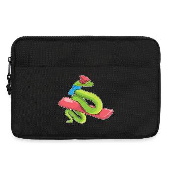 Snake Snowboarder Snowboard - Sacoche pour ordinateur portable 13 pouces - noir - Devant