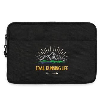Trailrunning-Leben - Laptoptasche 13" - Schwarz - Vorne