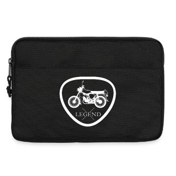 simson s50 s 51 Freunde Symbol Moped Motorrad DDR - Laptoptasche 13" - Schwarz - Vorne